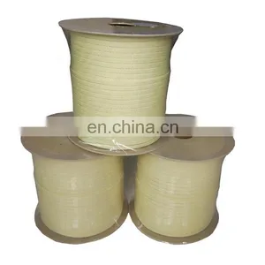 Heat Fire Resistant Flat Aramid Fiber Customized Braided Kevlar Rope thumbnail-6