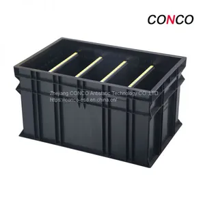 Anti-static ESD PCB Plastic Storage Box With Slot for Electronic Factory 600*400*330mm thumbnail-1