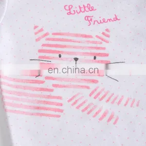 2017 Wholesale Autumn Winter Newborn Baby Clothes Soft Cotton Long Sleeve Toddler Baby Romper With Foot thumbnail-5