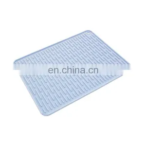 China Factory Wholesale Kitchen Placemat Insulation Table Dinner Mat Dish Drying Pvc Table Mat thumbnail-1