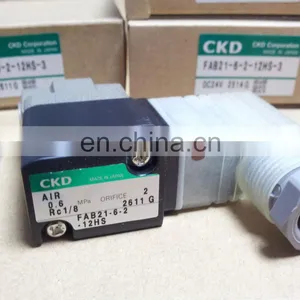 Original CKD Air Valve FAB21-6-2-12HS-3 0.6Mpa Pressure thumbnail-2