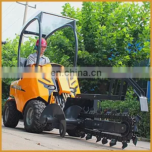 Multi Purpose Farm Mini Tractor Backhoe Front End Loader for Sale thumbnail-3