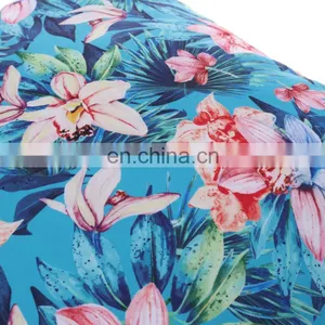 Decorative Double Sides Blue Floral Flowers Printed Outdoor Cushions for Garden thumbnail-4