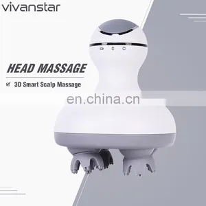 2021 Vivanstar 3D Head Massage Vibrating 360 Degrees USB Charging Electric Scalp Massager Model MT6603 thumbnail-3