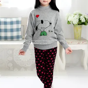 Jacquard Children's Pants Baby Wool Pants Boys' and Girls' Warm Pants thumbnail-2
