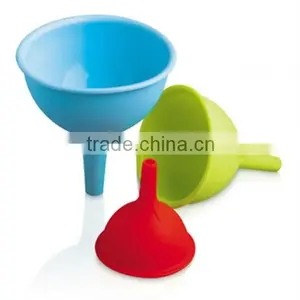Food Grade Kitchen Silicone Funnel Set thumbnail-1