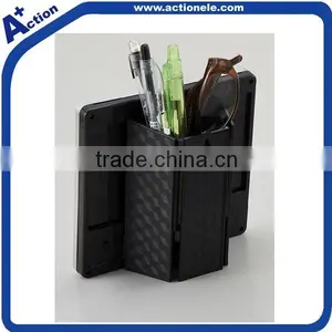 Photo Frame Digital Table Alarm Clock With Penholder for Christmas Gifts thumbnail-2