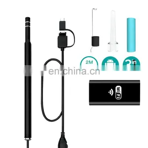 New Earwax Remover Mini Ear Cleaner With 720P HD WIFI Wireless Version for Android for I-S-O All the Cell Phone 1300K DPI HD thumbnail-1