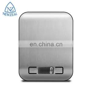 New Products Multifunction 5Kg 11Lb Stainless Steel Electronic Digital Food Weighing Kitchen Scale thumbnail-5