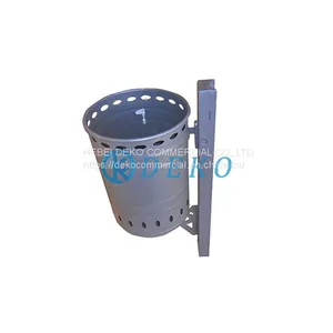 DK DUSTBIN 09,STEEL GALVANIZED Urban Dustbin Steel Galvanized Dustbin thumbnail-1