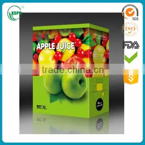 2015 Hot Sale Wholesale Bib Bag in Box Fruit Juice thumbnail-1