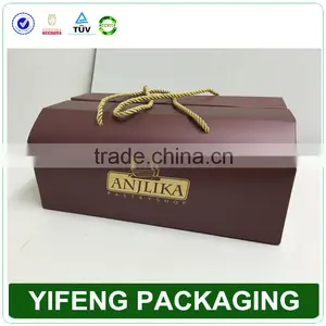 2016 Kraft Paper 4 Grid Muffin Cups Biscuit Sweet Portable Packing Cake Box With Paper Tray Pvc Window Wedding gi thumbnail-1
