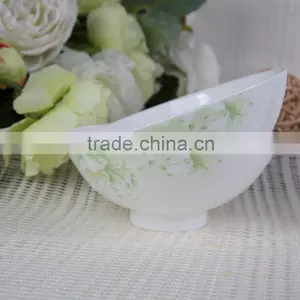 Bone China Pastoral Systle 4.5'' Salad Bowl With White Peony Design thumbnail-6