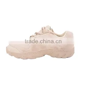 China Factory Lace up Safety Men Sport Shoes Cream Color Low Heel Sport Shoes thumbnail-4
