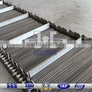 304 Stainless Steel Chain Driven Flat Conveyor Belt thumbnail-1
