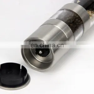 2 in 1 Transparent Glass Dual Manual Salt And Pepper Grinder Mill Kitchen Tools Accessories For Cooking Grinder thumbnail-2