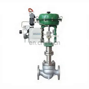 Pneumatic Diaphragm Control Valve With Positioner Pneumatic Actuated Water Steam Globe Valve thumbnail-5