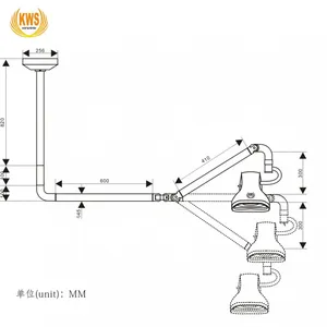 21W LED Ceiling-type Gynecological Examination Surgery Veterinary Medical Lamp thumbnail-3