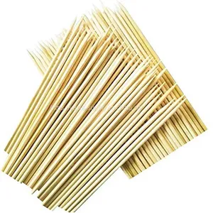 China Supplier High Quality Disposable Bulk Custom Food Grade Wholesale BBQ Bamboo Skewers thumbnail-1