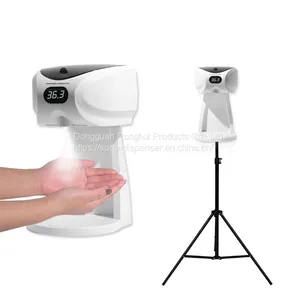 Commercial Wall Mounted 430ml Automatic Hand Sanitizer Alcohol Liquid Foam Spray Soap Dispenser thumbnail-1
