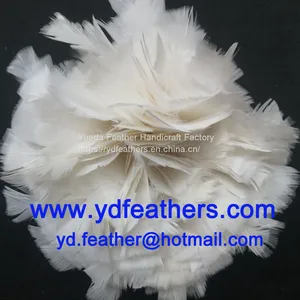 White Parried Turkey Flat Plumage Strung From China thumbnail-1
