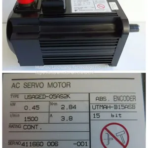 Yaskawa USAGED-05AS2K 0.45kw Programmable Logic Servo Controller thumbnail-1
