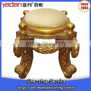 Antique Wooden Dresser Stool Bedroom Stool for Home/hotel Use thumbnail-5