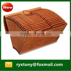 Kraft Paper Handmade Expanding Wallet With Elastic String thumbnail-1