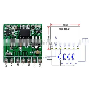 433 Mhz Rf Module Wireless Data Transmitter and Receiver 500m Max Power Time Dimensions Output Input Hours Origin Transfer Rate thumbnail-2
