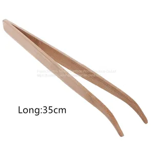 Wholesale Bamboo Feeding Tweezers/ Bamboo Tong for Pet Bamboo Wooden Kitchen Tool thumbnail-1