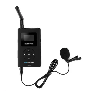 NIORFNIO T300M Portable FM FM Transmitter TF Card Plays Conference Broadcasts thumbnail-1