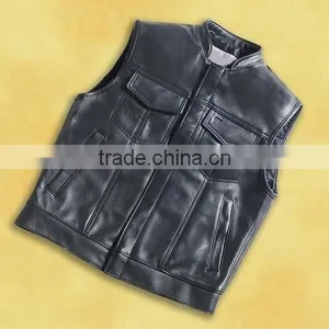 Customized Demanded Leather Vest thumbnail-1