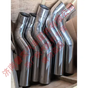 SHACMAN Truck Parts Original Factory Turbocharger Intake Pipe Air Filter Outlet Pipe DZ97259190435 DZ97259190436 Truck Parts thumbnail-1