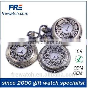 Zinc Alloy Quartz Antique Pocket Watch From China Bronze Old Hanging Watch thumbnail-2