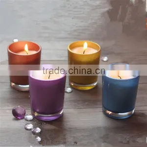 Colored Glass Candle Holder Set With Gift Box for Wedding thumbnail-3
