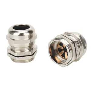 IP68 Waterproof Pg7 Pg9 Pg11 M12 M16 M20 M25 4-8mm EMC Metal Cable Glands Connector Brass Ss 304 316 Stainless Steel Cable Gland thumbnail-2
