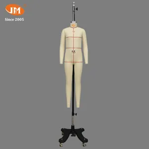 Garment Factory Special - Junmei Girls Size 130 Dress Form Headless Draping Mannequin, Red Lines, Detachable Arms thumbnail-1