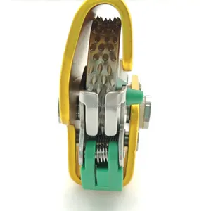 EN 353-2 Certified Fall Arrestor Two-Way Automatic Rope Grab Aluminum Alloy 15kN Climbing Rope Access Rappelling Fall Protection thumbnail-2