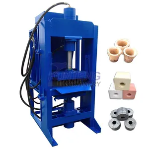 Bamboo Charcoal Briquette Making Machine Blue Charcoal Coke Hydraulic Shaping Machine EPC thumbnail-1