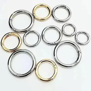 Metal Spirng O Ring Keys Ring With Zinc Alloy Quality for Garment or Bags thumbnail-2