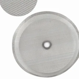 Reusable French Press Coffee Filter Disc 304 Stainless Steel 100 Micron Mesh 75mm thumbnail-3