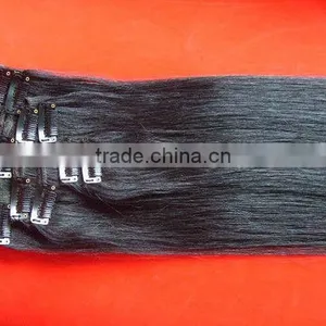2013 New Arrival Clip in Hair Extensions 20" Grade AAAA Clip in Hair Extension thumbnail-1