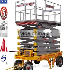 1.35~9m, 0.3 Ton Hydraulic Foot Pump Scissor Lift Table /mechanical Scissor Lift Table /rotating Scissor Lift Table thumbnail-5