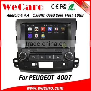 Wecaro WC-MO8063 Car Dvd Player for Peugeot 4007 Radio Android 4.4 3G Wifi Playstore thumbnail-1