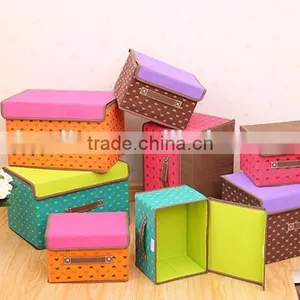 Foldable With Lid/PVC Storage Box thumbnail-5