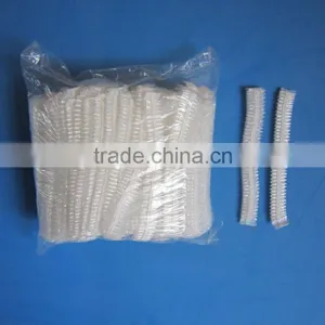 Factory Wholesale Disposable Plastic PE Strip Shower Cap for Hotel thumbnail-6