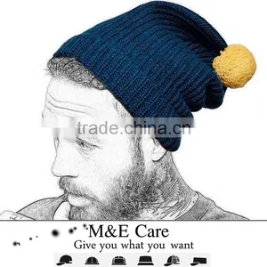 High Quality Pom Pom Cheap Custom Winter Hats/ Knitted Beanie/ Knitted Hat thumbnail-1
