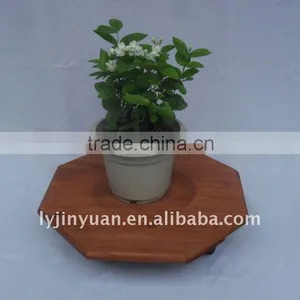 Regular Octagon Wooden Stand& Wooden Plant Stand thumbnail-1