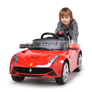 RASTAR Baby Ride on Type Ferrari F12 Model Plastic Kids Ride on Toys thumbnail-3