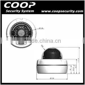1.0Mega High HD Vandalproof AHD IR Dome Camera thumbnail-2